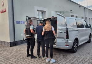  Zatrzymanie cudzoziemca przez funkcjonariuszy Placówki SG w Bielsku-Białej