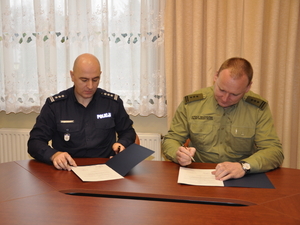 Podpisanie porozumienia ze Szkołą Policji w Katowicach 