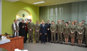 Spotkanie opłatkowe w Komendzie ŚlOSG 