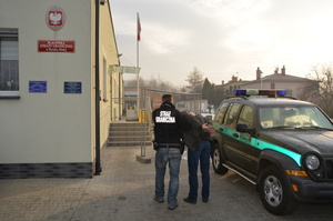 doprowadzenie zatrzymanego cudzoziemca 