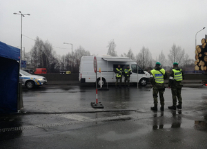 Ćwiczenia na granicy polsko - czeskiej 