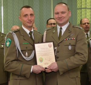 Komendant ŚlOSG i odchodzący Naczelnik WOŚ