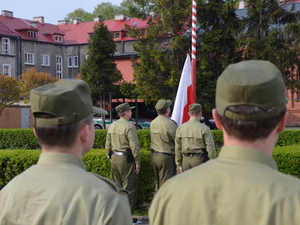 uroczysty apel w Śląskim Oddziale SG 