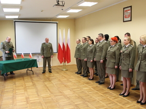 uroczysty apel w PSG w Opolu 