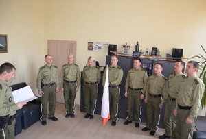 uroczysty apel w PSG w Rudzie Śląskiej 