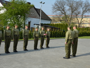 uroczysty apel w PSG w Bielsku-Białej 
