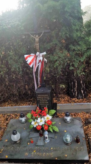 Mogiła zbiorowa w Stonawie - Czechy, województwo morawsko-śląskie, powiat Karwina 