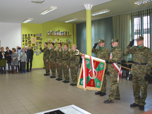 ślubowanie nowo przyjętych funkcjonariuszy