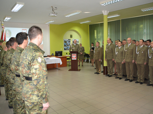 ślubowanie nowo przyjętych funkcjonariuszy