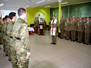 ślubowanie nowo przyjętych funkcjonariuszy