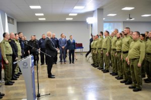spotkanie Ministra Spraw Wewnętrznych i Administracji Joachima Brudzińskiego z podległymi służbami 