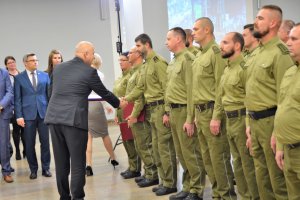 spotkanie Ministra Spraw Wewnętrznych i Administracji Joachima Brudzińskiego z podległymi służbami 
