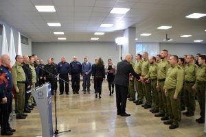 spotkanie Ministra Spraw Wewnętrznych i Administracji Joachima Brudzińskiego z podległymi służbami 