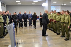spotkanie Ministra Spraw Wewnętrznych i Administracji Joachima Brudzińskiego z podległymi służbami 