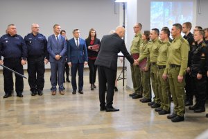 spotkanie Ministra Spraw Wewnętrznych i Administracji Joachima Brudzińskiego z podległymi służbami 