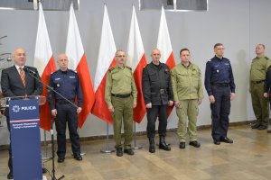 spotkanie Ministra Spraw Wewnętrznych i Administracji Joachima Brudzińskiego z podległymi służbami 