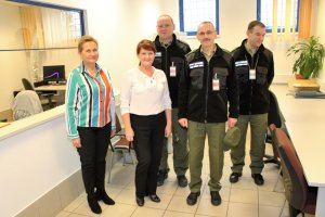 wizyta Komendanta Głownego Straży Granicznej w PSG w Katowicach - Pyrzowicach 