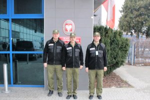 wizyta Komendanta Głownego Straży Granicznej w PSG w Katowicach - Pyrzowicach 