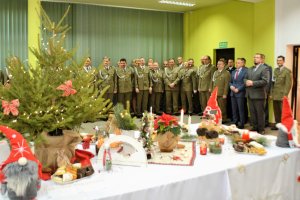 spotkanie wigilijne w komendzie oddziału 