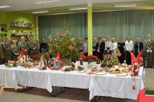 spotkanie wigilijne w komendzie oddziału 