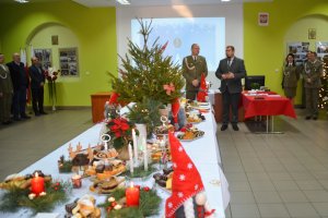 spotkanie wigilijne w komendzie oddziału 