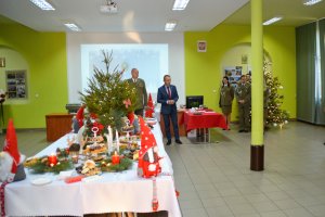 spotkanie wigilijne w komendzie oddziału 