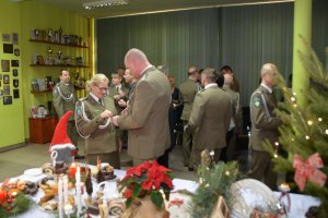 spotkanie wigilijne w komendzie oddziału 