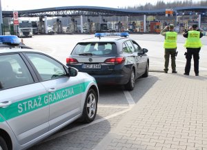 wspólny patrol Straży Granicznej i Służby Celno - Skarbowej 