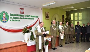 spotkanie wigilijne w komendzie oddziału 