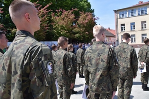 Uroczyste ślubowanie uczniów klas pierwszych o profilu Straży Granicznej 