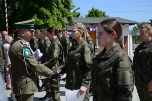 Uroczyste ślubowanie uczniów klas pierwszych o profilu Straży Granicznej 