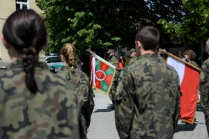 Uroczyste ślubowanie uczniów klas pierwszych o profilu Straży Granicznej 