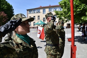 Uroczyste ślubowanie uczniów klas pierwszych o profilu Straży Granicznej 