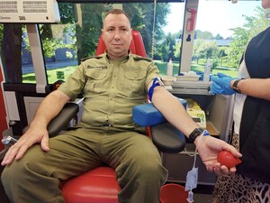 Akcja zbiórki krwi w Śląskim Oddziale SG