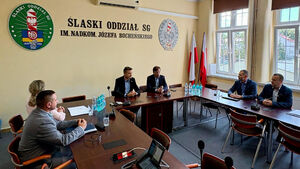  Wizyta Szefa Urzędu do Spraw Cudzoziemców w Śląskim Oddziale Straży Granicznej