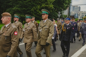  Uroczyste przejście ulicami Katowic