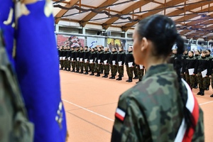  Uroczyste ślubowanie uczniów klas I z Oddziałów o Profilu Mundurowym