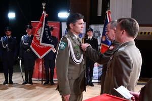  Uroczystość z okazji Narodowego Święta Niepodległości w Śląskim Oddziale Straży Granicznej