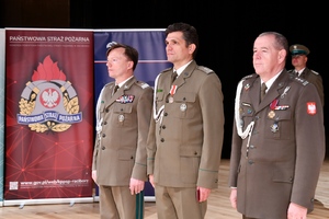  Uroczystość z okazji Narodowego Święta Niepodległości w Śląskim Oddziale Straży Granicznej