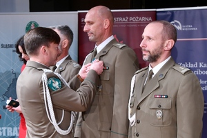  Uroczystość z okazji Narodowego Święta Niepodległości w Śląskim Oddziale Straży Granicznej