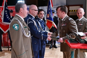  Uroczystość z okazji Narodowego Święta Niepodległości w Śląskim Oddziale Straży Granicznej