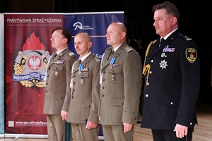  Uroczystość z okazji Narodowego Święta Niepodległości w Śląskim Oddziale Straży Granicznej