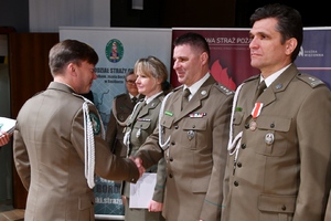  Uroczystość z okazji Narodowego Święta Niepodległości w Śląskim Oddziale Straży Granicznej