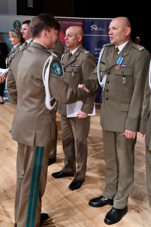  Uroczystość z okazji Narodowego Święta Niepodległości w Śląskim Oddziale Straży Granicznej