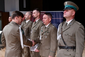  Uroczystość z okazji Narodowego Święta Niepodległości w Śląskim Oddziale Straży Granicznej