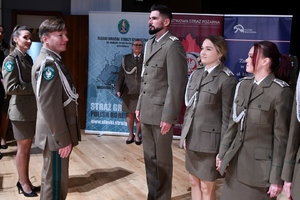 Uroczystość z okazji Narodowego Święta Niepodległości w Śląskim Oddziale Straży Granicznej