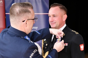  Uroczystość z okazji Narodowego Święta Niepodległości w Śląskim Oddziale Straży Granicznej