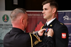  Uroczystość z okazji Narodowego Święta Niepodległości w Śląskim Oddziale Straży Granicznej