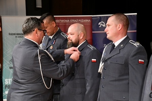  Uroczystość z okazji Narodowego Święta Niepodległości w Śląskim Oddziale Straży Granicznej