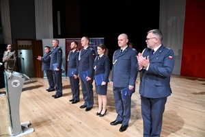  Uroczystość z okazji Narodowego Święta Niepodległości w Śląskim Oddziale Straży Granicznej